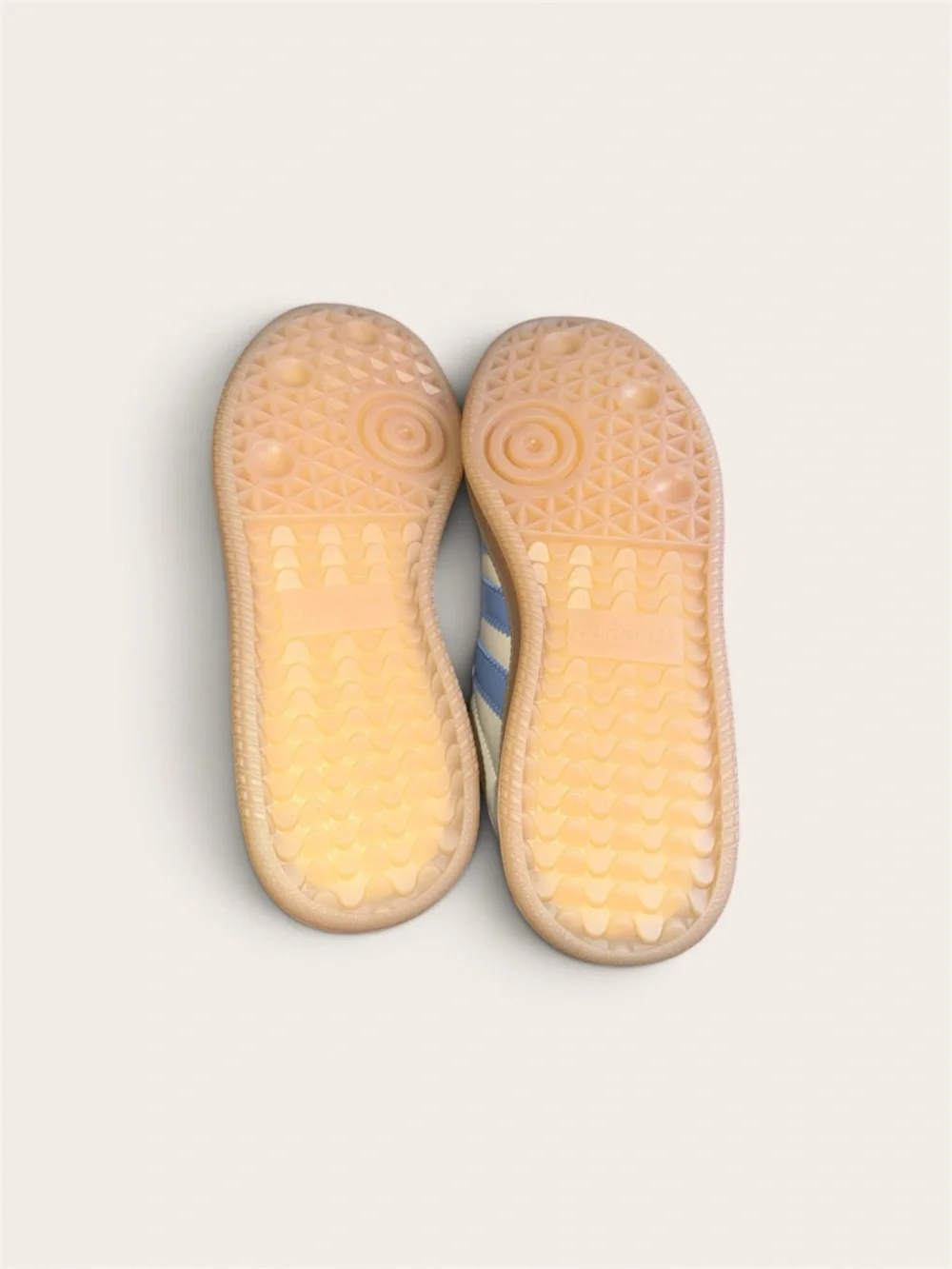Adidas Cream & Light Blue Samba XLG 7M/8W